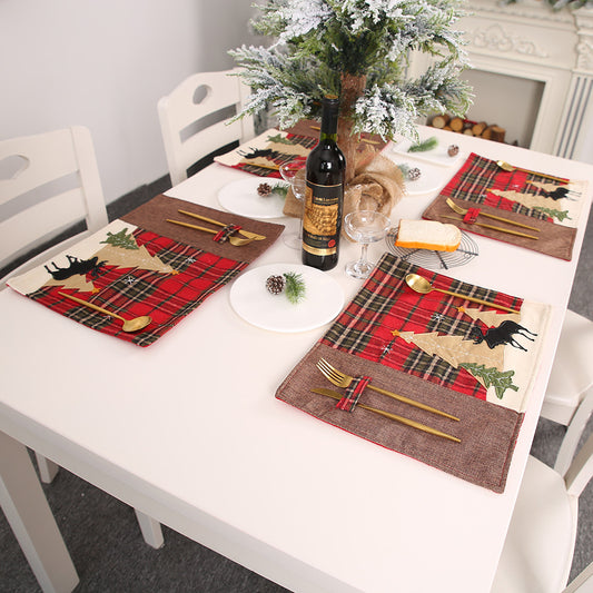 Elk tree table mat