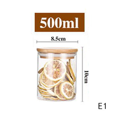 Room glass storage jar