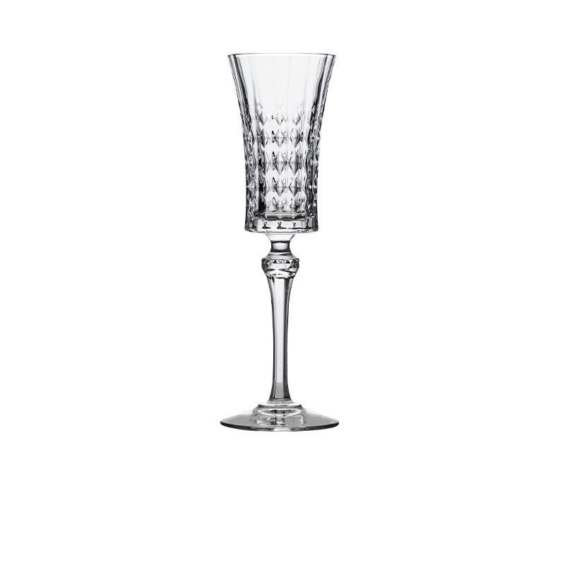 Tall champagne glass