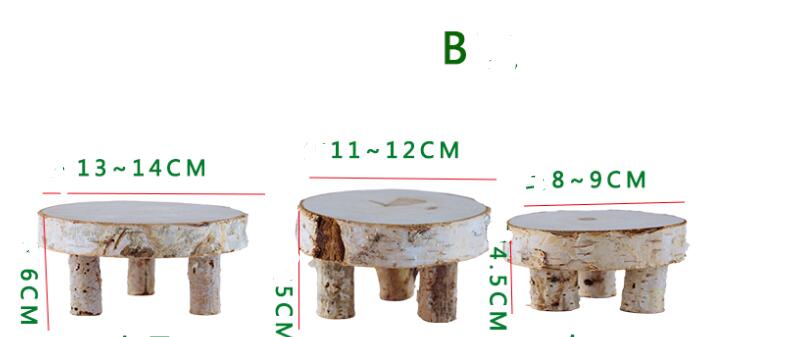 Outdoor Dessert Table Wooden Cake Stand Tray