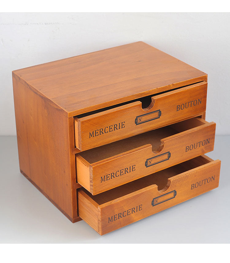 Vintage wooden storage box