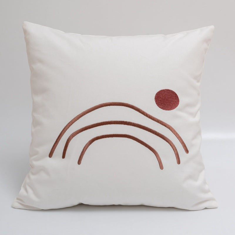 Plain Cotton Printed Model House Decorative Cushion