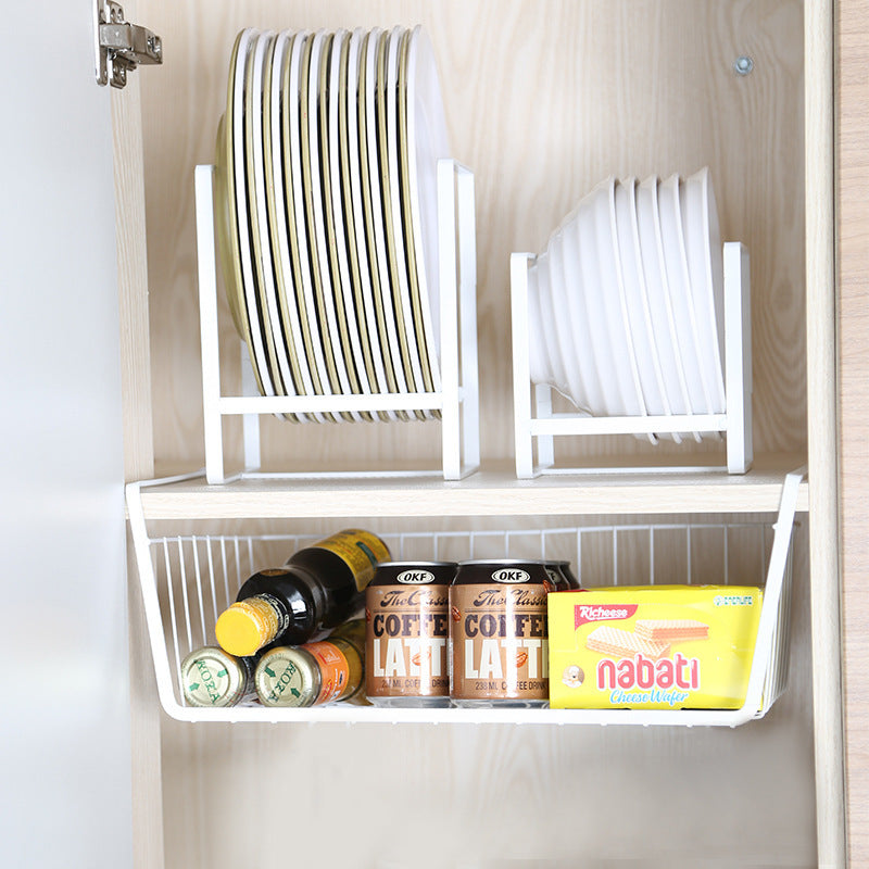 Basket Rack-Plate Storage-Basket-Rack Door-Organize