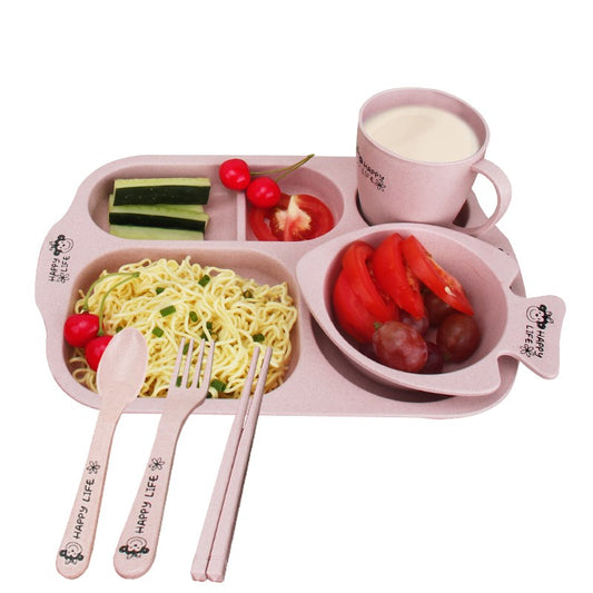 Tray Household Children's Breakfast Dinner Plate