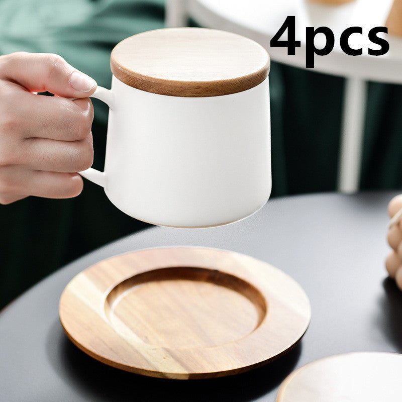 Ceramic coffee cup set for lovers cup