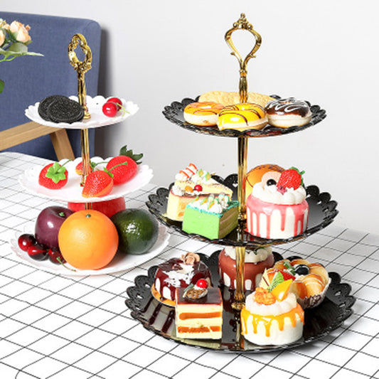 Three-Layer Snack Rack Fruit Plate