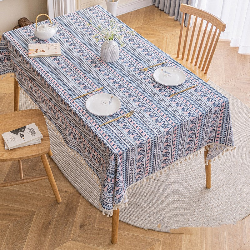 Ethnic Style Tablecloth Bohemian Table Cloth Ins Camping Placemats