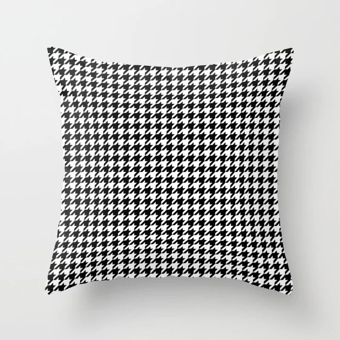 Nordic Simple New Yellow Black Abstract Geometric Pillow Cover Fashion Home Sofa Fabric Craft Pillow Cushion Cover