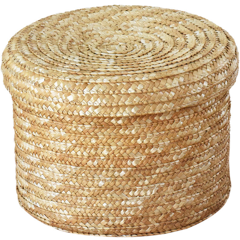 Woven storage basket