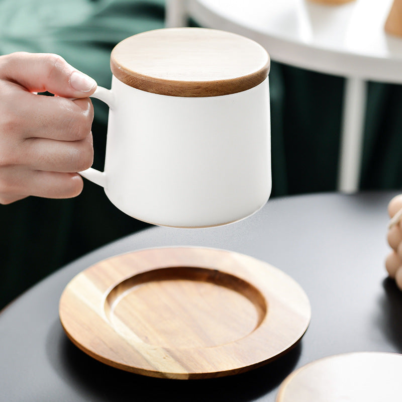 Ceramic coffee cup set for lovers cup