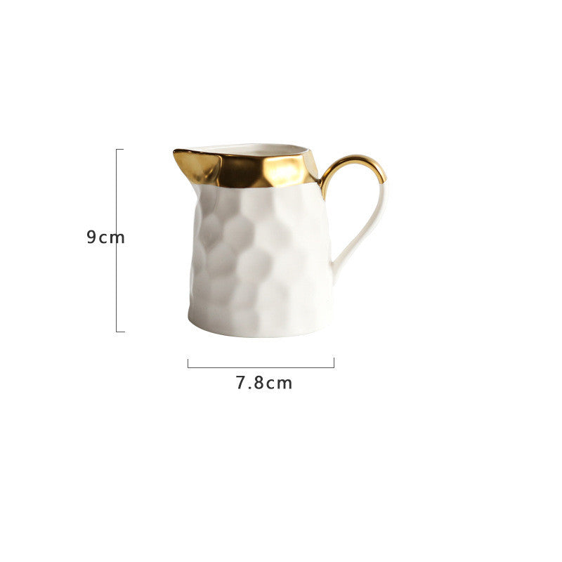 Simple Ceramic Coffee Cup Set Afternoon Tea Cup Flower Tea Set