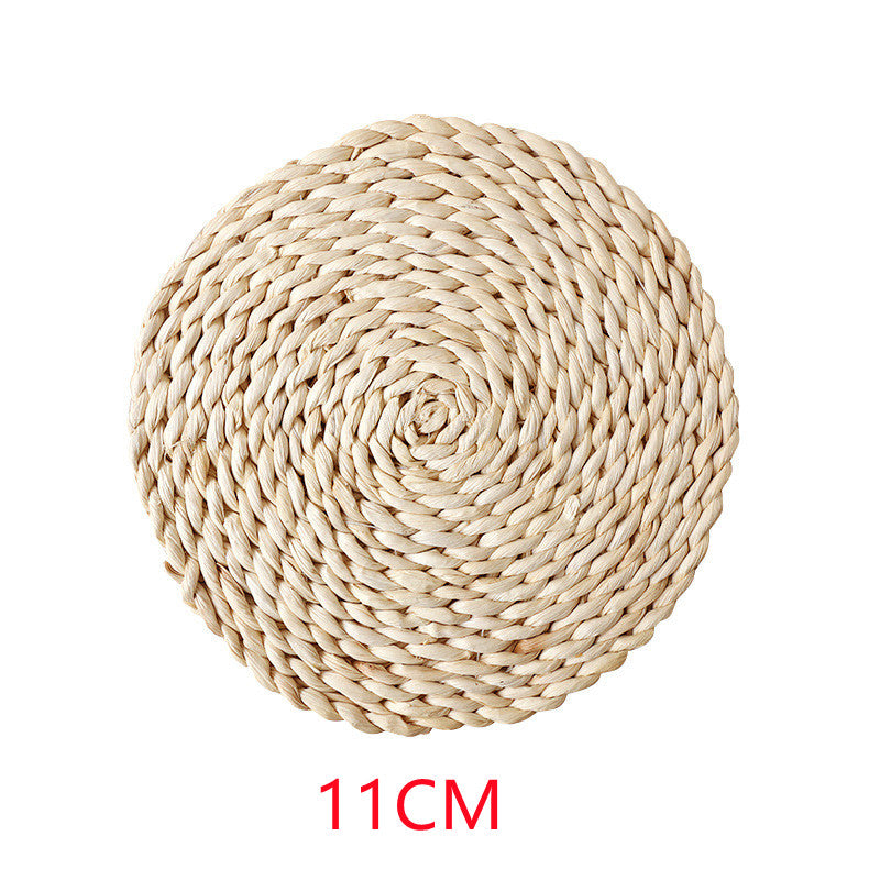 Straw Woven Tea Mat, Table Mat, Placemat