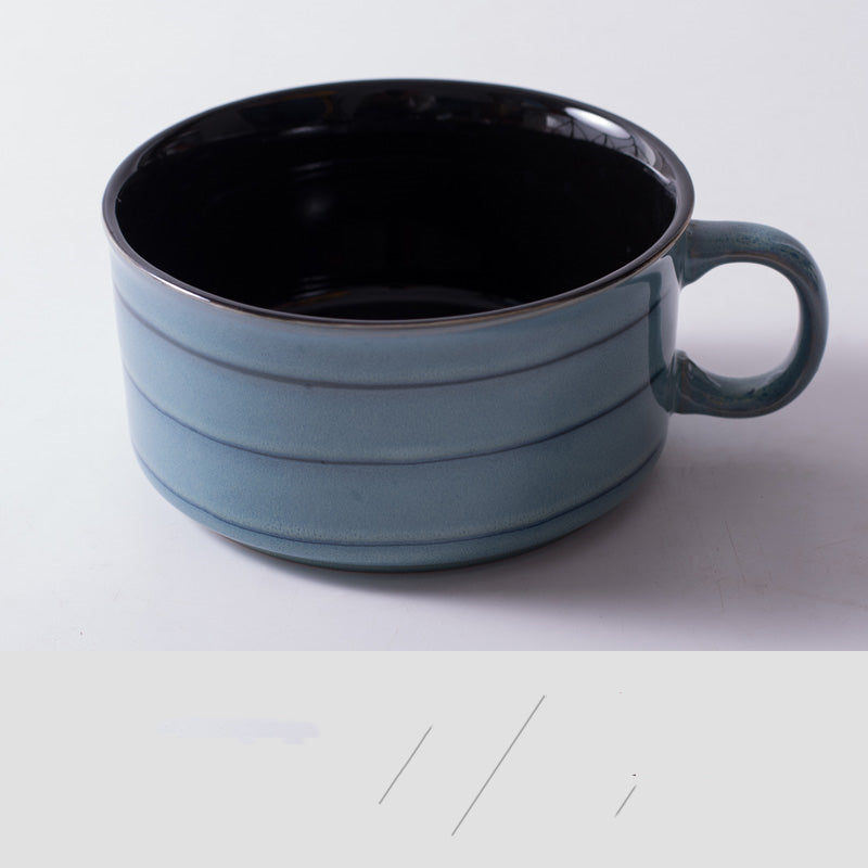 Defective Large-capacity Creative Ceramic Cups And Bowls For Home