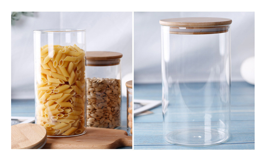 Room glass storage jar