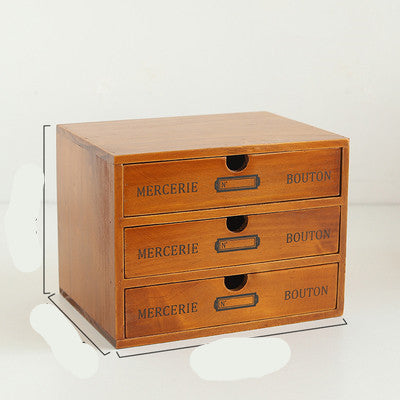 Vintage wooden storage box