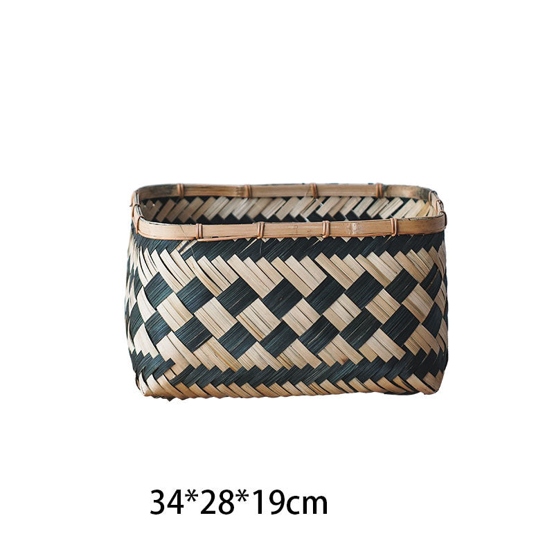 Creative High-end Weaving Of Handmade Bamboo Baskets