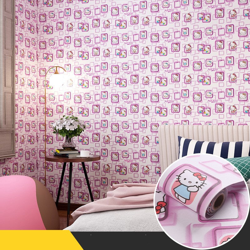 Room Cartoon Pastoral Wallpaper