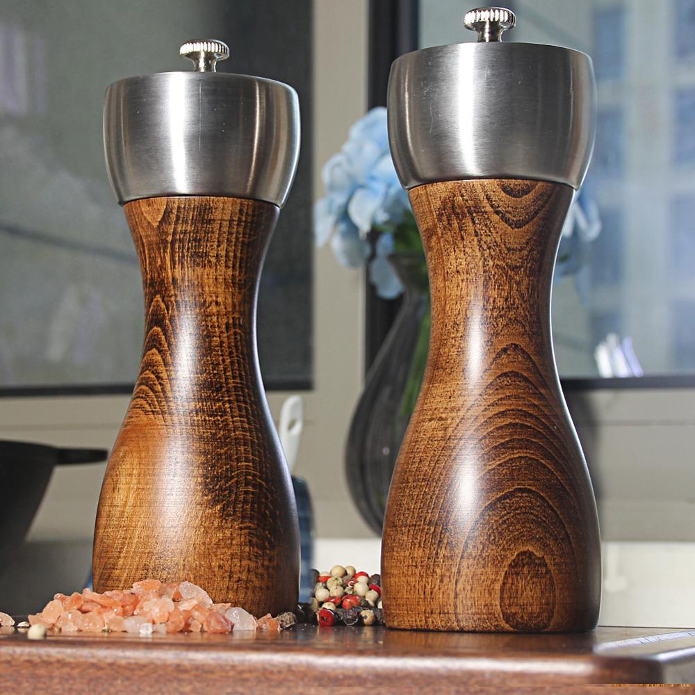 MHigh Quality Beech Pepper Salt Grinder