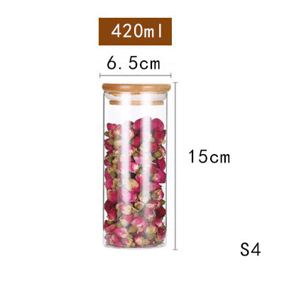 Room glass storage jar