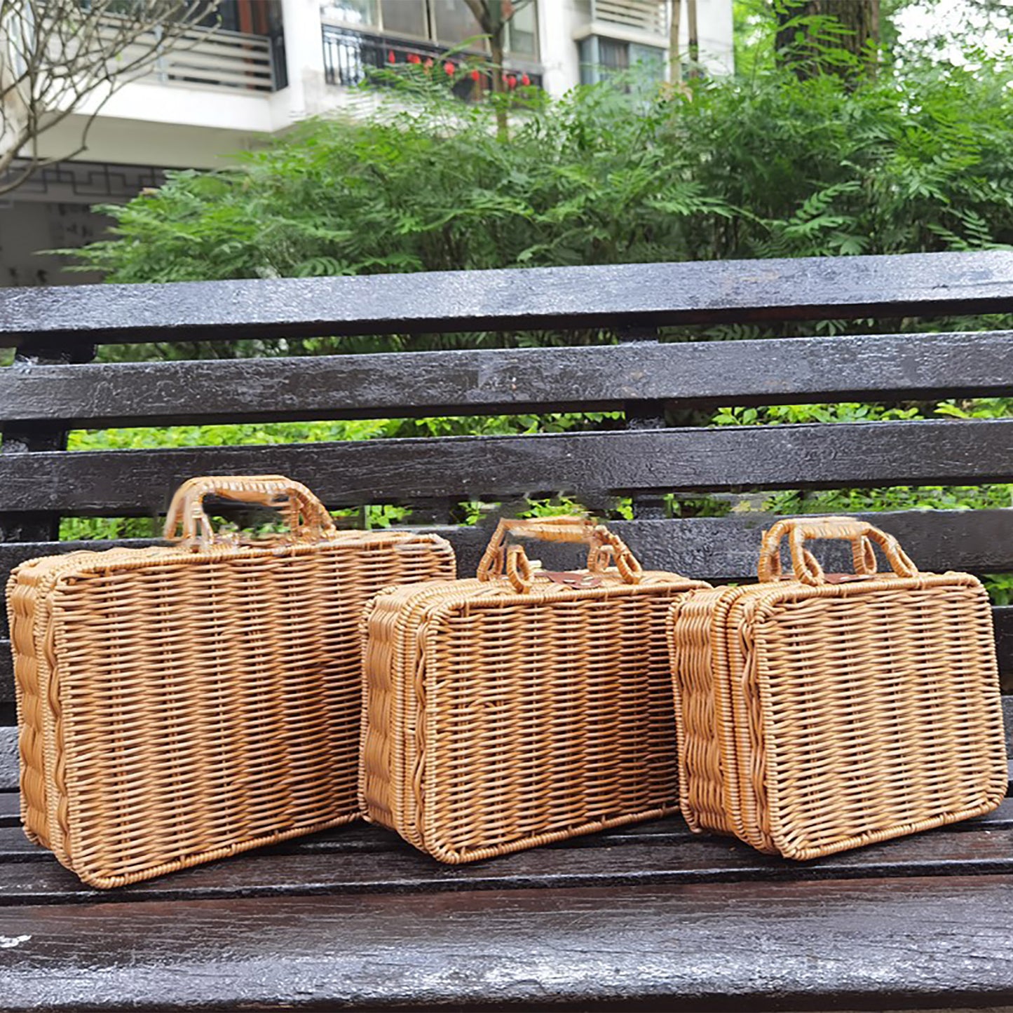 Cosmetic Storage Box, Rattan Box