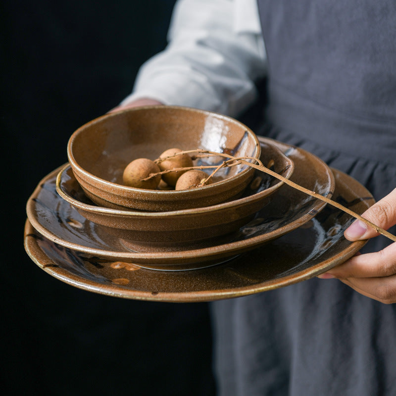 Natsuno Series Vegetable Plate Small Plate Rice Bowl