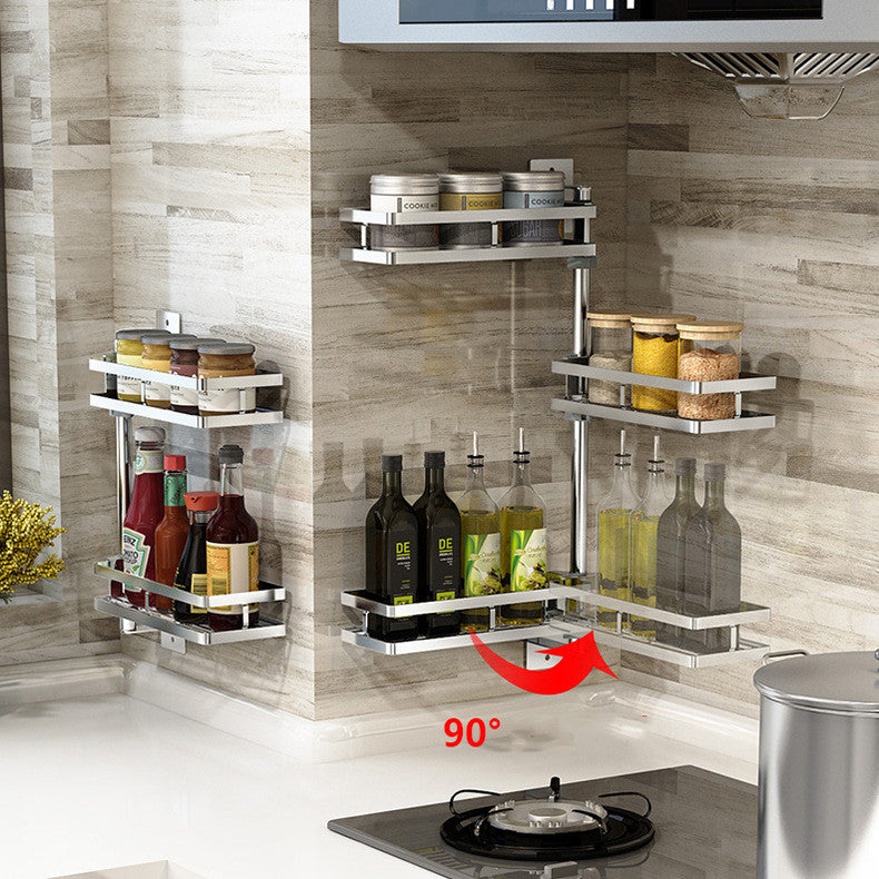 Punch-free kitchen shelf