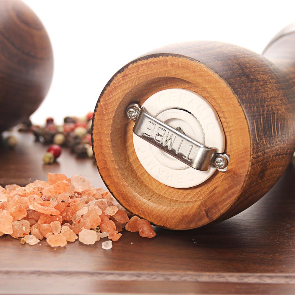 MHigh Quality Beech Pepper Salt Grinder