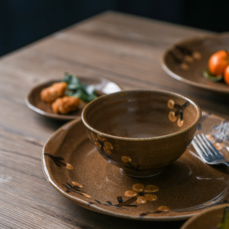 Natsuno Series Vegetable Plate Small Plate Rice Bowl