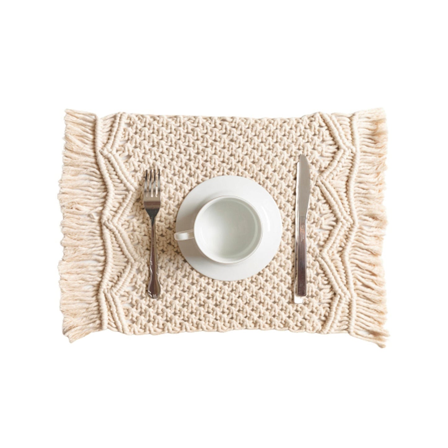 Handmade Woven Placemat Bohemian Tapis