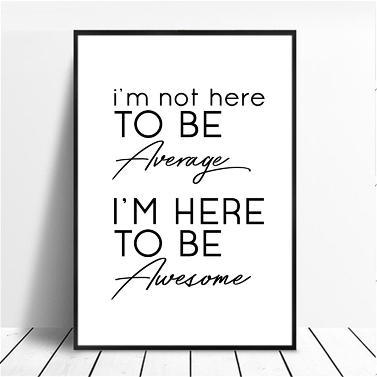 Poster Quote Canvas Painting Phrases Motivational Wall-Art Home-Decor Pictures Minimalist