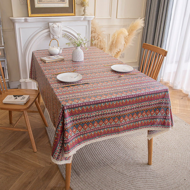 Ethnic Style Tablecloth Bohemian Table Cloth Ins Camping Placemats