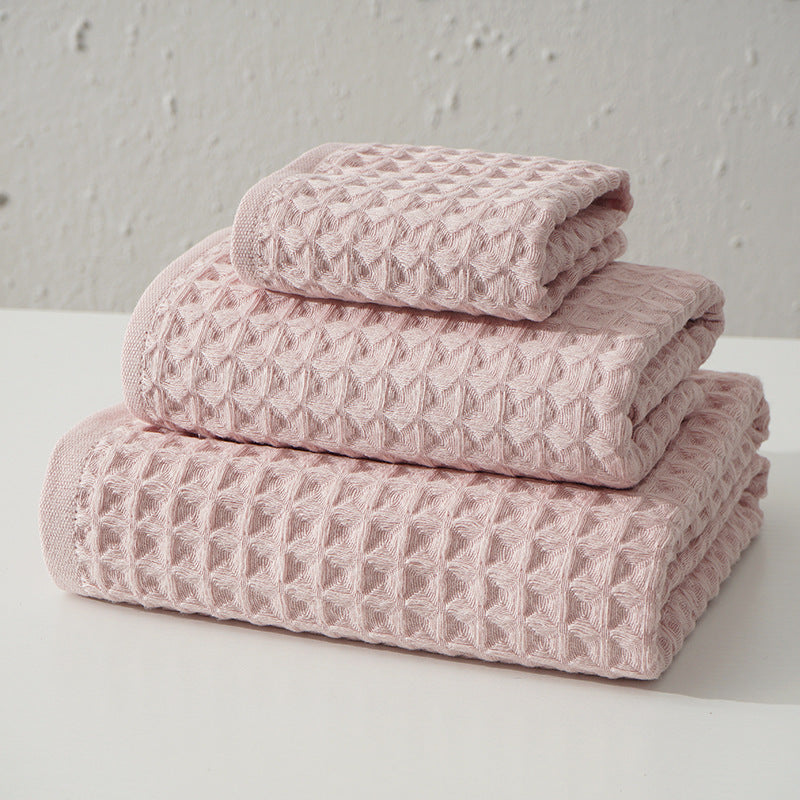 Pure Cotton Honeycomb 32 Bath Towels