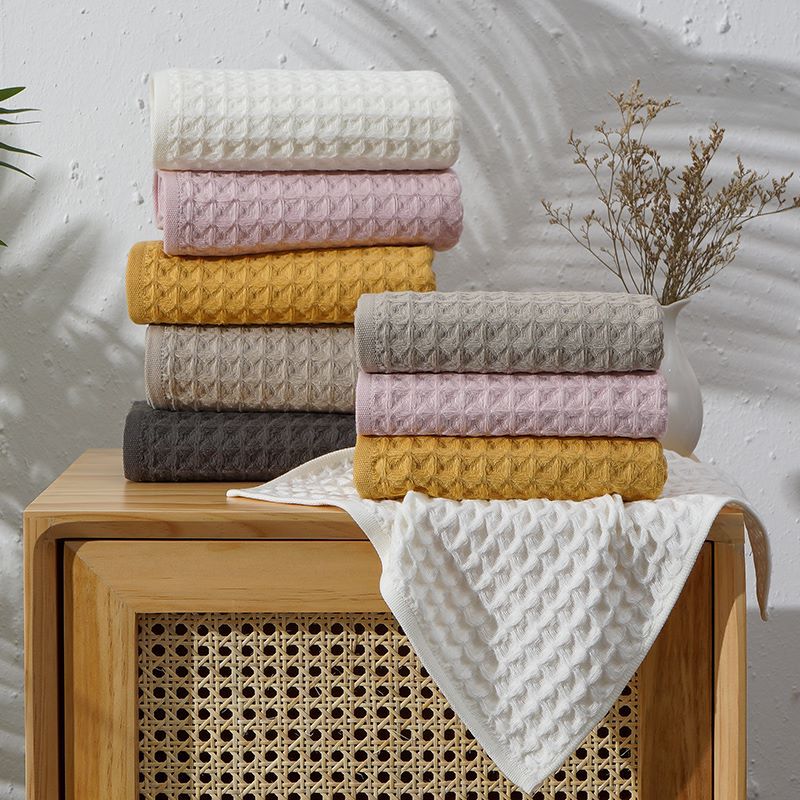 Pure Cotton Honeycomb 32 Bath Towels