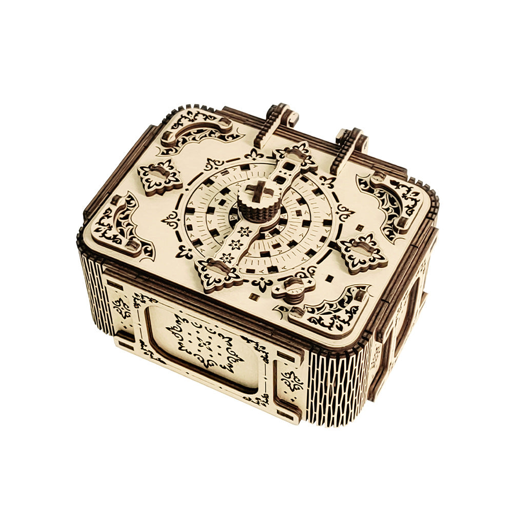 Stereo Jigsaw Wood Jewelry Box Ornaments