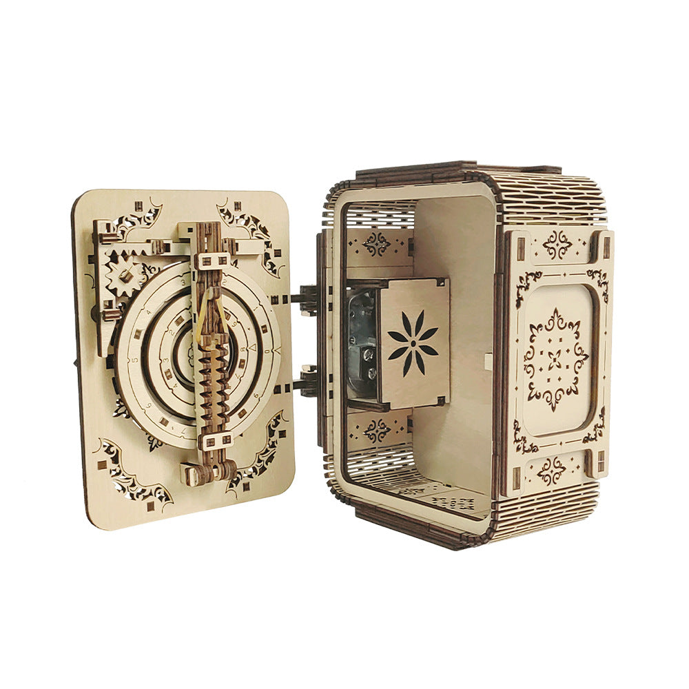 Stereo Jigsaw Wood Jewelry Box Ornaments