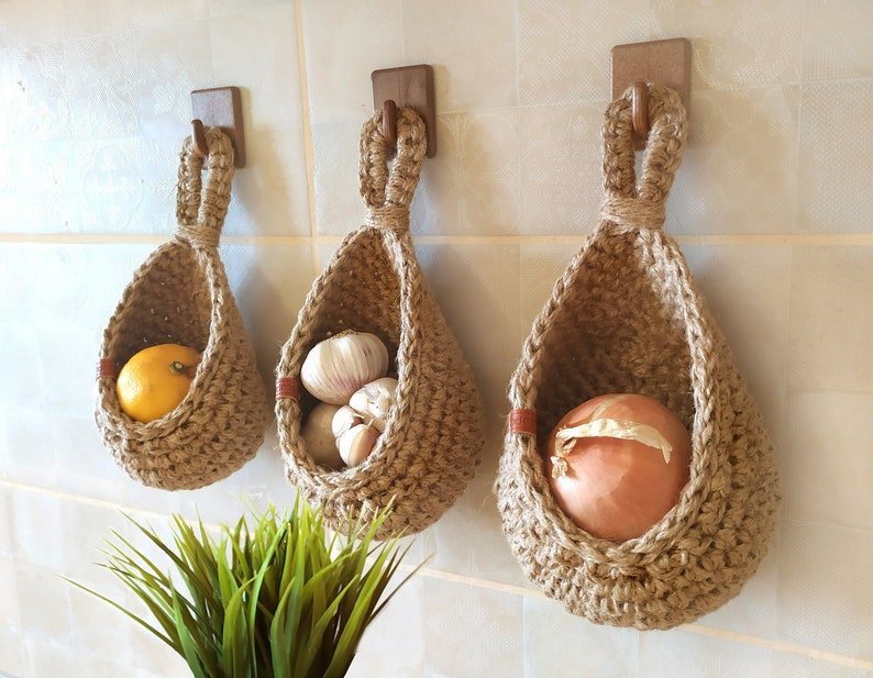 Wall Hanging Vegetable And Fruit Basket