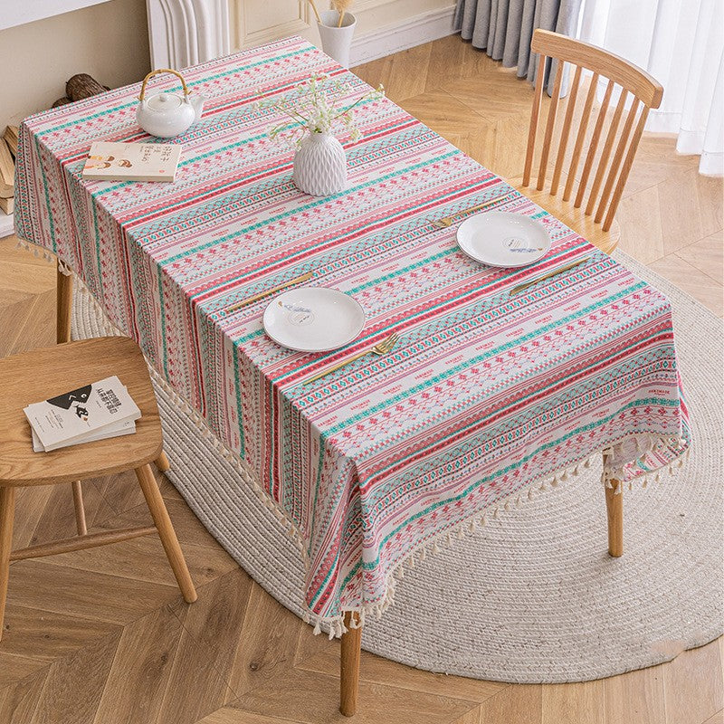 Ethnic Style Tablecloth Bohemian Table Cloth Ins Camping Placemats